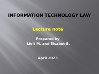 information techno law.pptx